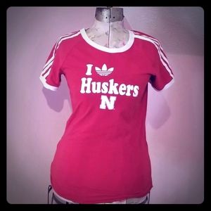 Women's Adidas Nebraska Tee